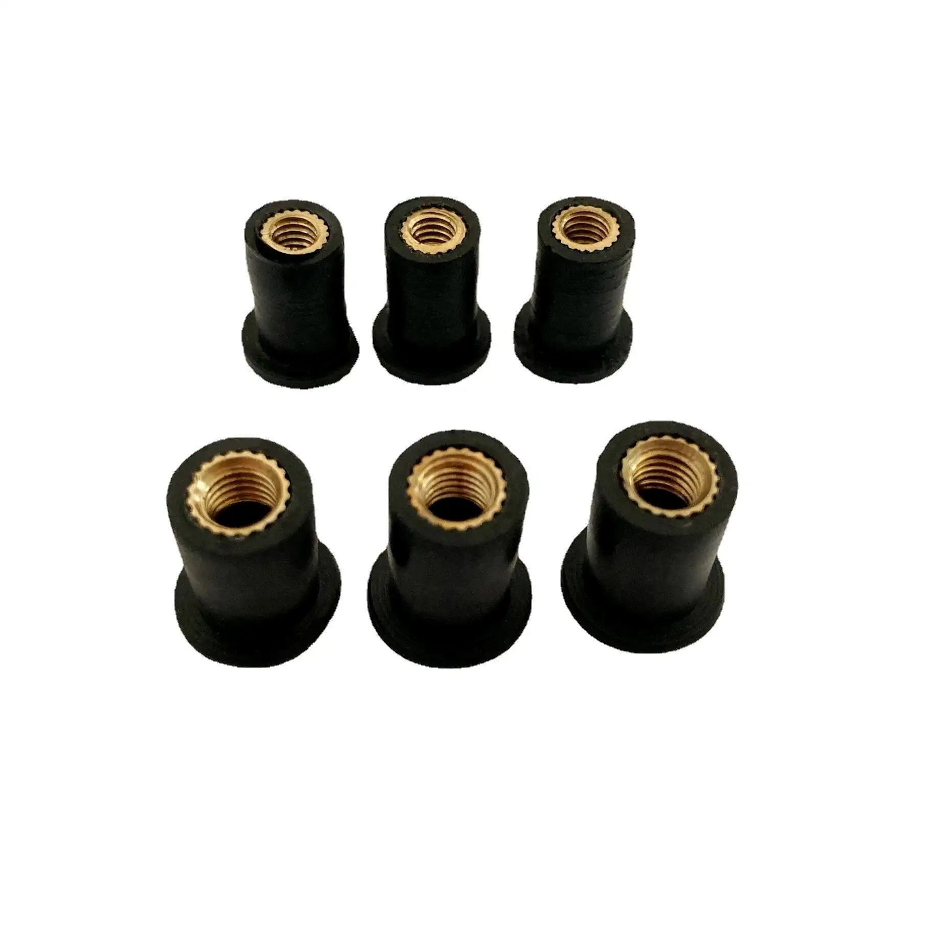 Ốc vít nhà máy M3 M4 M5 thép không gỉ ren chèn mở rộng Brass cao su đinh tán NUT