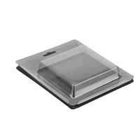 Emballage en blister transparent en PET, taille personnalisée, logo en relief, boîte jetable pour montre connectée