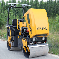 Rouleau de route 2 tonnes 5 tonnes 2.5 tonnes Machine de compactage de sol Rouleau vibrant Moteur diesel durable Pompe hydraulique