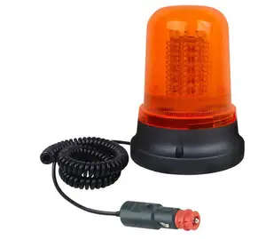 High Power LED/Halogen Warning Light DC12-24V Emergency Flash Lamp PC lens Magnetic Base /3 bolts Mount IP65