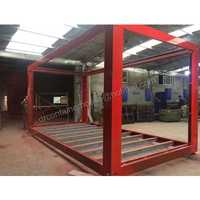Boîte en boîte 10ft 30ft 20ft 40ft Canada abordable préfabriqué petit kit d'emballage plat mobile portable maison cadre de conteneur d'expédition