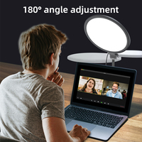 Anneau lumineux à écran complet de 10 pouces en gros pour les réunions, luminosité réglable, lumière de zoom avec support flexible pour les appels vidéo en streaming