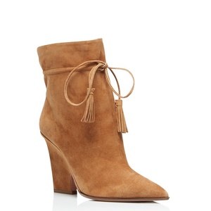 2020 signore di Alta Tacco Tan <span class=keywords><strong>Stivaletti</strong></span> Donne Scarpe A Punta Stivali del Cuneo Caviglia - Product Image 2