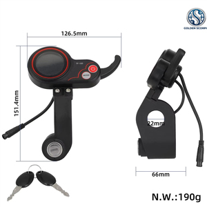 Golden Scorpio TF-100 - Acelerador con Pantalla LCD de 6 Pines, Bloqueo de Interruptor, Medidor de Velocidad, Panel de Control, Batería de Litio para <span class=keywords><strong>Scooter</strong></span> Eléctrico - Product Image 3