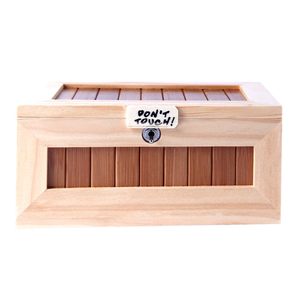 Caja Electrónica de Madera con Diseño de Tigre, Juguete Creativo de Fantasía y Ciencia Ficción, Decoración de Escritorio para Niños, Alivia el Estrés - Product Image 3
