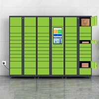 Système de mise en réseau personnalisé Choix multilingue Étanche 24 heures Self-service Intelligent Smart Parcel Delivery Locker