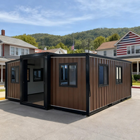 Prix Usine Maison Modulaire Mobile 20ft 40ft 2 Chambres Luxe Portable Préfabriquée Tiny House Extensible Conteneur