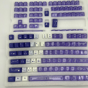 CHENZO Purple Grape Thiết kế tùy chỉnh Keycaps PBT nhuộm phụ cho các công tắc Cherry MX/Gateron/TTC/KTT Chống mài mòn Chống dầu <span class=keywords><strong>Filco</strong></span> AKKO - Product Image 3