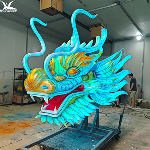 Nhà máy tùy chỉnh khổng lồ biến ánh sáng trung quốc rồng lụa đèn lồng cho lễ hội trang trí mùa xuân trung thu năm mới - Product Image 2