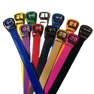 High Quality Outdoor Sports Adult and Youth Baseball/Softball Adjustable Uniform Belts In Multiple Colors with Leather Tab