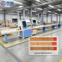 Scie de coupe transversale CNC automatique pour la production de structures en bois et usines de canapés - Machine de coupe de s