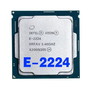 Xeon E2224 E-2224 8M önbellek 3.40 GHz işlemci