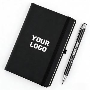 2026 Wholesale <b>A5</b> A6 Custom Business Logo Hard Cover Notebook Promo Gift Leather Elastic Band PU Journal Planner Notebook - Product Image 1