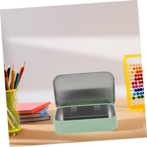Boîte en métal rectangulaire personnalisée avec logo, boîte à cigarettes, boîte à bonbons, petite boîte en métal avec charnière - Product Image 5