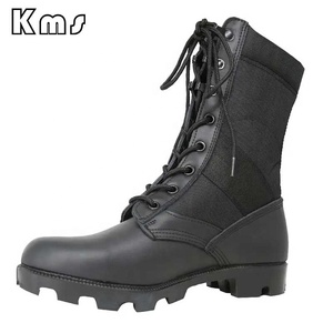<span class=keywords><strong>Botas</strong></span> Tácticas de Combate Negras para <span class=keywords><strong>Hombre</strong></span>, de Cuero, Oxford, Impermeables, para Exteriores, Personalizadas al por Mayor, Marca KMS - Product Image 3