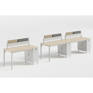 Modern Office Partitions Modular Office Cubicles for <strong>Small</strong> Space Studio <strong>Desk</strong> Workstation <strong>With</strong> <strong>Storage</strong> - Product Image 6