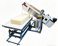 Machine de découpe d'angle pour éponges, équipement de découpe de mousse haute efficacité