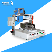 Distributeur de colle thermofusible PUR entièrement automatique Machine de revêtement en silicone à colle Uv ab à trois axes de bureau