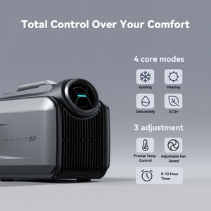 Aire Acondicionado Portátil para Camping y Exteriores Cybertake S2 <span class=keywords><strong>Pro</strong></span>, 5100 BTU de Refrigeración y 6100 BTU de Calefacción, Aire Acondicionado Inteligente con Inversor - Product Image 3