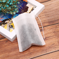 Bolsa de filtro de café desechable de diferentes tamaños, tela no tejida, bolsa de té con cadena, buena calidad, 100 paquetes