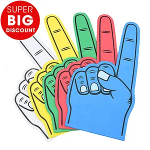 Custom High Quality germany supporter big EVA Foam Hands Palm Foam Fingers for Sports sponge glove and german Concert Cheering