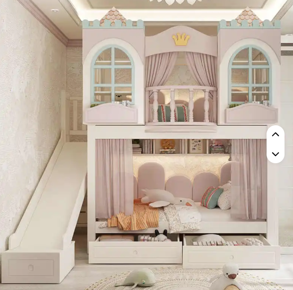 Solid-Wood-Children-s-Bed-Bunk