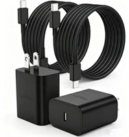 Kit de chargeur mural rapide 45W PD PPS avec prise EU/UK et câble Type-C vers C pour téléphone Samsung, ordinateur portable, CE RoHS OEM, vente en gros