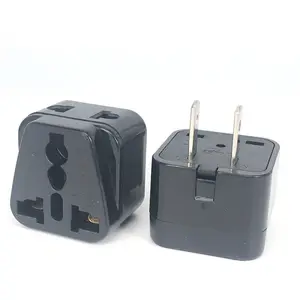 Europa para EUA Power Outlet Adapter Universal UE UK Austrália EUA pequeno África do Sul flug adaptador Viagem no exterior poder Conversão