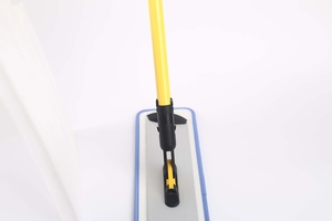 Алюминиевая плоская швабра с насадкой из микрофибры для влажной и сухой уборки и легкой алюминиевой телескопической ручкой для мытья полов - Product Image 6