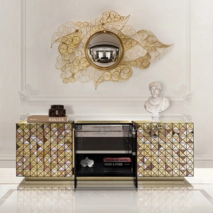 BOCA DO <span class=keywords><strong>LOBO</strong></span> Gabinete de sala de estar Aparador de comedor de almacenamiento de gama alta de lujo italiano - Product Image 3