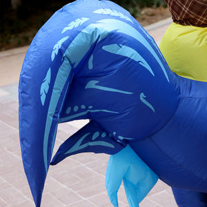 Fantasia Inflável de Galo para Páscoa, Roupas de Pintinho e Galinha, Fantasia de Carnaval para Halloween, Roupas de Personagem Unissex - Product Image 3