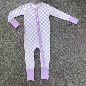 Pijamas de Bambú para Bebé de Manga Larga con Cierre de Cremallera, <span class=keywords><strong>Ropa</strong></span> de Bambú, Body con Cierre, <span class=keywords><strong>Ropa</strong></span> para Dormir para Bebés y Niños - Product Image 2