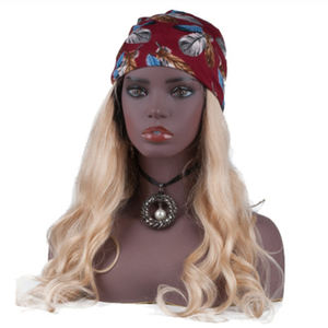 Prix de gros Femmes Africaines Réaliste Bronzage Peau De Maquillage D'affichage de Perruque Mannequin Perruque Tête avec épaules - Product Image 3