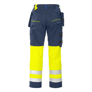 Pantalon de travail de sécurité haute visibilité réfléchissant, classe 1 ANSI, imperméable, pour hommes, pantalon de travail extérieur, haute qualité, personnalisé, léger - Product Image 2