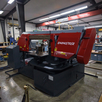 Scie à ruban pour la découpe des métaux G4240/70Z, machine à souder, scie à ruban rotative à angle pour métaux, 45 degrés