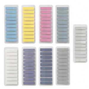 Self-Adhesive Clear Writable Transparent Waterproof 18-Color Memo Pad for Learning Office Supplies-Customizable Index <b>Labels</b> - Product Image 4