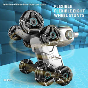 <span class=keywords><strong>Robot</strong></span> <span class=keywords><strong>Telecomandato</strong></span> a Otto Ruote 2.4G, 13 Canali, Giocattolo Educativo Elettronico Intelligente, Cane <span class=keywords><strong>Robot</strong></span> RC con Luci e Musica - Product Image 5