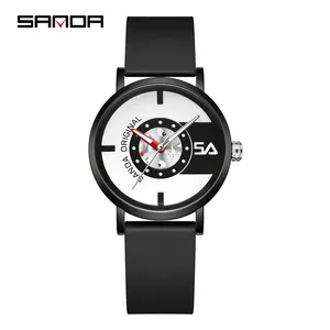 SANDA3217ドロップシッピングカラーボーイズクォーツウォッチオリジナルシリコンストラップジャパンムーブメント在庫ありキャラクターカジュアル腕時計