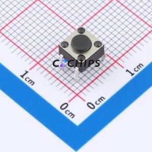 TS-1095PD-A1B3-D2 Tactile Switch Through hole-4P,6x6mm Switch Single Pole Single Throw Round Button 2.5N Through Hole - Product Image 1