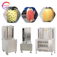 Automatische Ananas Dunschiller Elektrische Ananas Peeling Cutter Ananas Huid Schilmachine