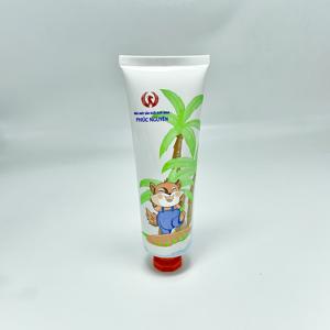 Tube de crème solaire et nettoyant en PE, vente en gros, emballage d'impression offset brillant, 170 ml, bouchon à rabat pour produits de soin de la peau - Product Image 1