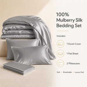 Parure de <span class=keywords><strong>lit</strong></span> en soie de mûrier 100% pour bébé, housse de <span class=keywords><strong>couette</strong></span> de luxe en soie, linge de maison pour usage domestique - Product Image 3