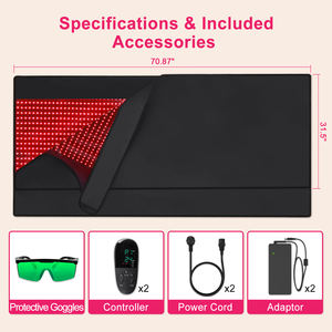 660nm 850nm赤外線LEDレッドライトセラピー寝袋スパカプセルレッドセラピーサウナバッグ（体の痛み緩和用） - Product Image 6