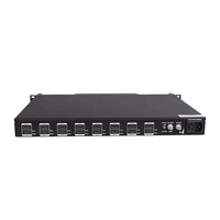 Convertidor de Video a Analógico 1U Agile PAL NTSC, Modulador Analógico HD MI a PAL de 16 Canales con Interfaz y Construcción Metálica