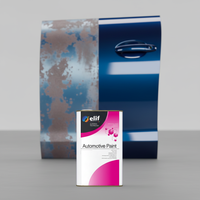 Peinture de finition liquide transparente rouge automobile 1K, base acrylique polyuréthane, pour l'élimination des rayures