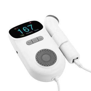 Monitor <span class=keywords><strong>Fetal</strong></span> <span class=keywords><strong>Doppler</strong></span> Digital Portátil de Bolsillo, 2.5MHz, Ultrasónico, Eléctrico, Instrumento para Medir la Frecuencia Cardíaca del Bebé - Product Image 6