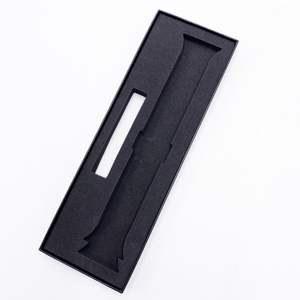กล่องบรรจุภัณฑ์สายนาฬิกาสีดำสำหรับ <span class=keywords><strong>Apple</strong></span> <span class=keywords><strong>Watch</strong></span> band <span class=keywords><strong>NATO</strong></span> พร้อมโลโก้สีทอง - Product Image 6