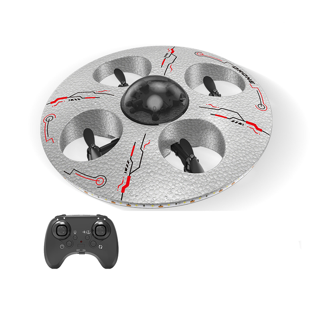 ITTL Flying Quadcopter LED Luminous Flying Saucer Fixed Height Remote Control Quadcopter Toy