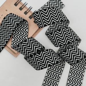 Venta al por mayor de fábrica: Rollo de cinta elástica tejida personalizada para prendas de vestir, cinta elástica colorida para cintura. - Product Image 5