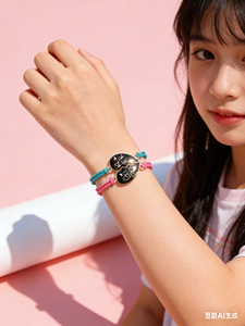 Bracelet thermosensible à changement <span class=keywords><strong>de</strong></span> couleur avec aimant pour enfants, bijoux d'humeur, cadeau pour la fête des enfants - Product Image 4